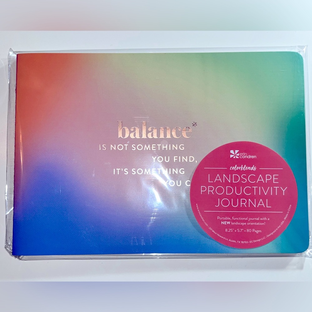 Erin Condren Productivity Journal